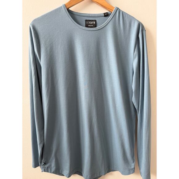 Cuts AO curved hem long sleeve men's size large - Picture 2 of 5